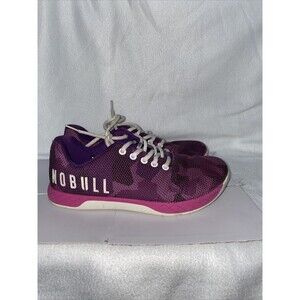 Nobull Trainer SuperFabric Women's Size 7.5 Men's 6‎ Gym Athletic Purple Camo